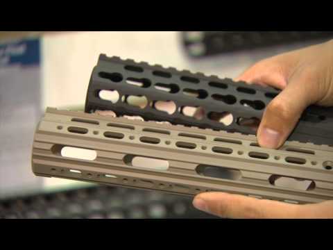 UTG AR Super Slim Rail Keymod Systems And 360 Bipods