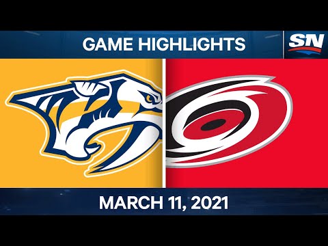 NHL Game Highlights | Predators vs. Hurricanes – Mar. 11, 2021