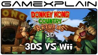 Donkey Kong Country Returns 3D vs. Wii (Head-to-Head Comparison Video)