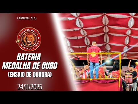 Estácio de Sá 2026 (Bateria Medalha de Ouro/Ensaio de Quadra - 24/11)