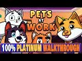 Pets At Work 100 Platinum Walkthrough Trophy Achievement Guide Crossbuy PS4 PS5
