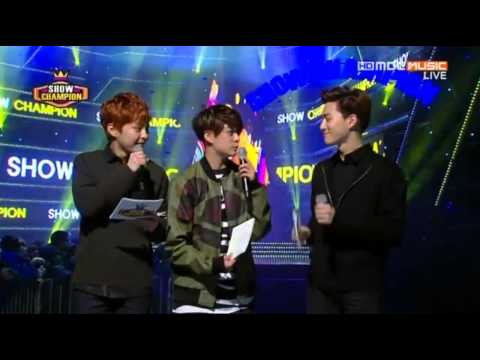 EXO Xiumin&Suho MC 1 + Top 10 @Show Champion 131218