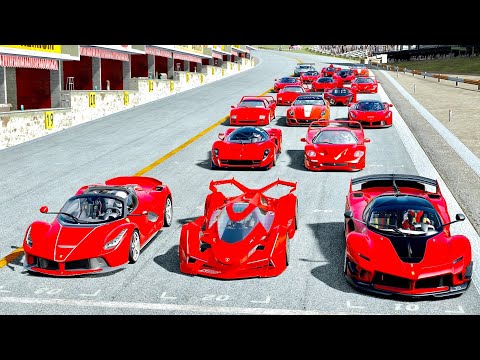 Lamborghini V12 Vision GT vs Ferrari Hypercars at Monza GP