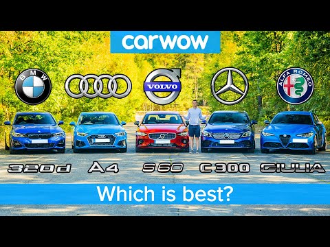 BMW 3 Series v Audi A4 v Merc C-Class v Volvo S60 v Alfa Giulia – which is best?