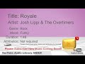 New Free Music 2018 Royale Josh Lippi The Overtimers Rock Funky YouTube Audio Library BGM