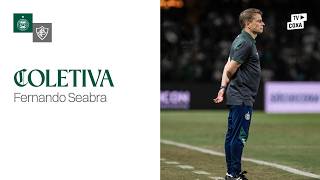 🎙️ COLETIVA | Coritiba 1x1 Fluminense | Entrevista com o técnico Fernando Seabra.