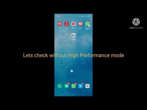 ColorOS HIGH PERFORMANCE MODE is effective!!!