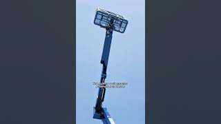 Plataforma articulada em operação