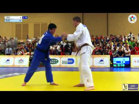 Judo 2013 Wold Championship Miami Cadets: Kovac (CRO) - Godizov (RUS) [-73kg] bronze