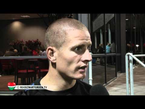 ROODZWARTGROEN Reactie Bas Sibum na afloop van de wedstrijd Treffers tegen NEC Nijmegen