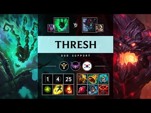 Thresh Support vs Maokai - KR Master Patch 25.S1.1