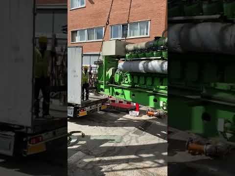 Natural gas genset JENBACHER JMS 620 GS-N. L 3200 kW 50 Hz with CHP module