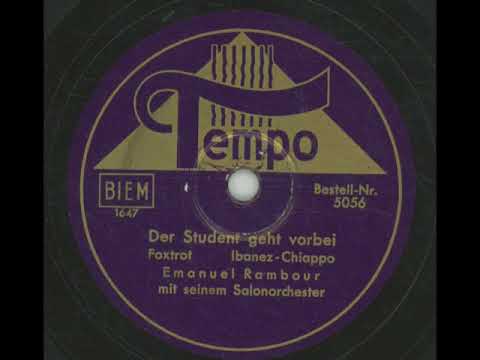 Der Student Geht Vorbei - Emanuel Rambour & sein Salonorchester