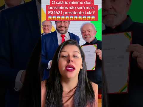 O salário mínimo não vai ser mais de R$1631 #viral #noticias #salario #news #dueto   #viraliza