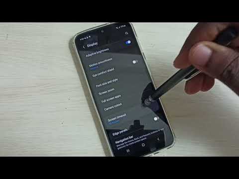 How To Set Screen Timeout | Sleep Backlight Time