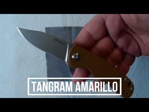 Kizer Tangram Amarillo TG3001A2 Knife Review