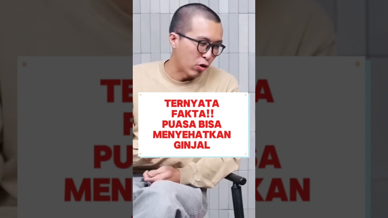 FACT! FASTING CAN BE HEALTHY FOR YOUR KIDNEY! #drtirta #health #education