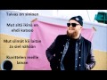 Kasmir - Vadelmavene lyrics 