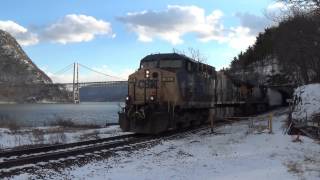 preview picture of video 'Railfanning the Hudson River Valley 1/9/2015'