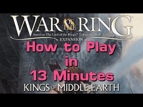 How to Play the Kings of Middle Earth expansion in 13 Minutes