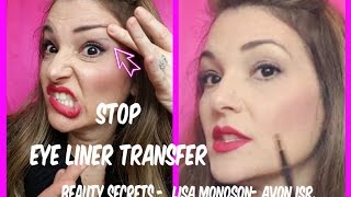 Stop Eyeliner Lid Transfer- Beauty Secrets
