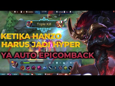 TOP HANZO IS COME, BELAJAR HANZO DARI TOP PLAYER. MOBILE LEGEND