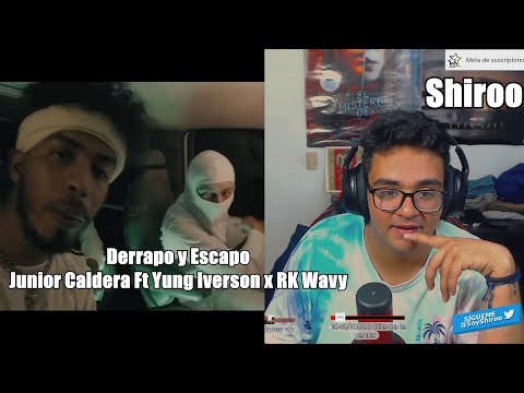 EL TRIO TRAP | REACCIONANDO A "DERRAPO Y ESCAPO" DE JUNIOR CALDERA FT YUNG IVERSON, RK WAVY | Shiroo