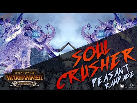 Norsca War Mammoth vs 3000 Peasants | SOULCRUSHER Total War Warhammer