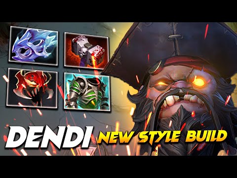 DENDI PUDGE - New Style Build - Dota 2 Pro Gameplay [Watch & Learn]