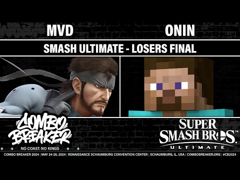 COMBO BREAKER 2024 LOSERS FINAL - MVD (Snake) vs Onin (Steve) - Smash Ultimate