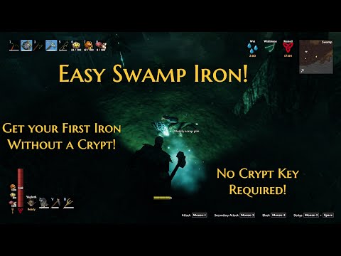 Easy (Cheesy) Swamp Iron! | Valheim
