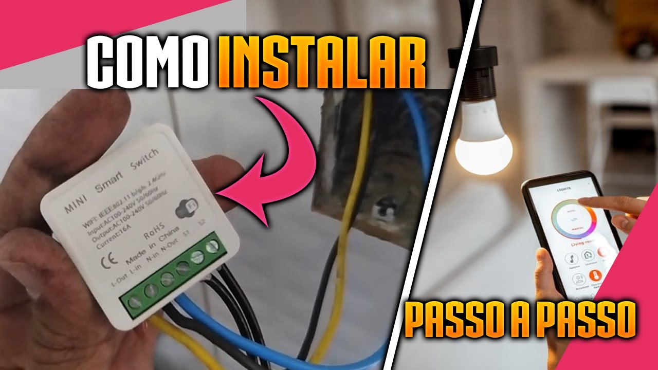 Como Instalar o MINI Smart Switch com ALEXA!