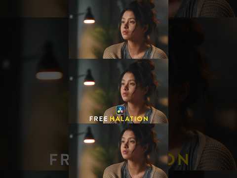 Free halation effect in DaVinci Resolve