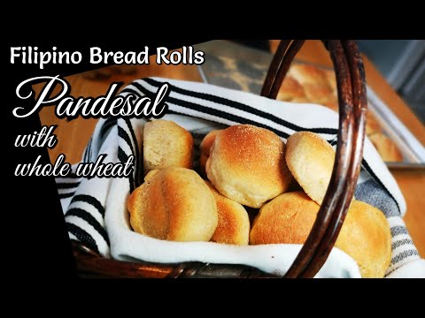 Classic Pandesal Recipe with Whole Wheat / Filipino Bread Rolls