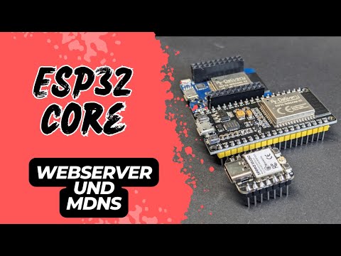 ESP32 Core: Web server & mDNS | Simple example