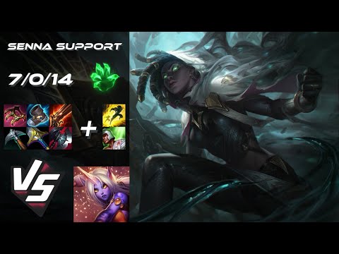 SUPPORT Senna vs Soraka - NA Grandmaster Patch 14.18