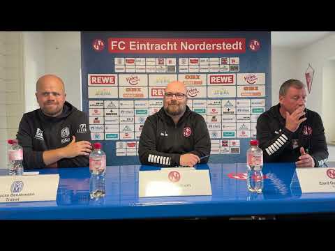 Pressekonferenz nach dem Spiel Eintracht Norderstedt - SV Meppen |  27.09.2025