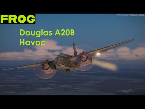 A20B Havoc Vs train - IL-2 Great Battles