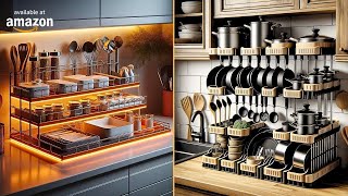25 Amazon Kitchen Organization & Storage Hacks To Maximize Space in Your Tiny Kitchen! (With Prices)