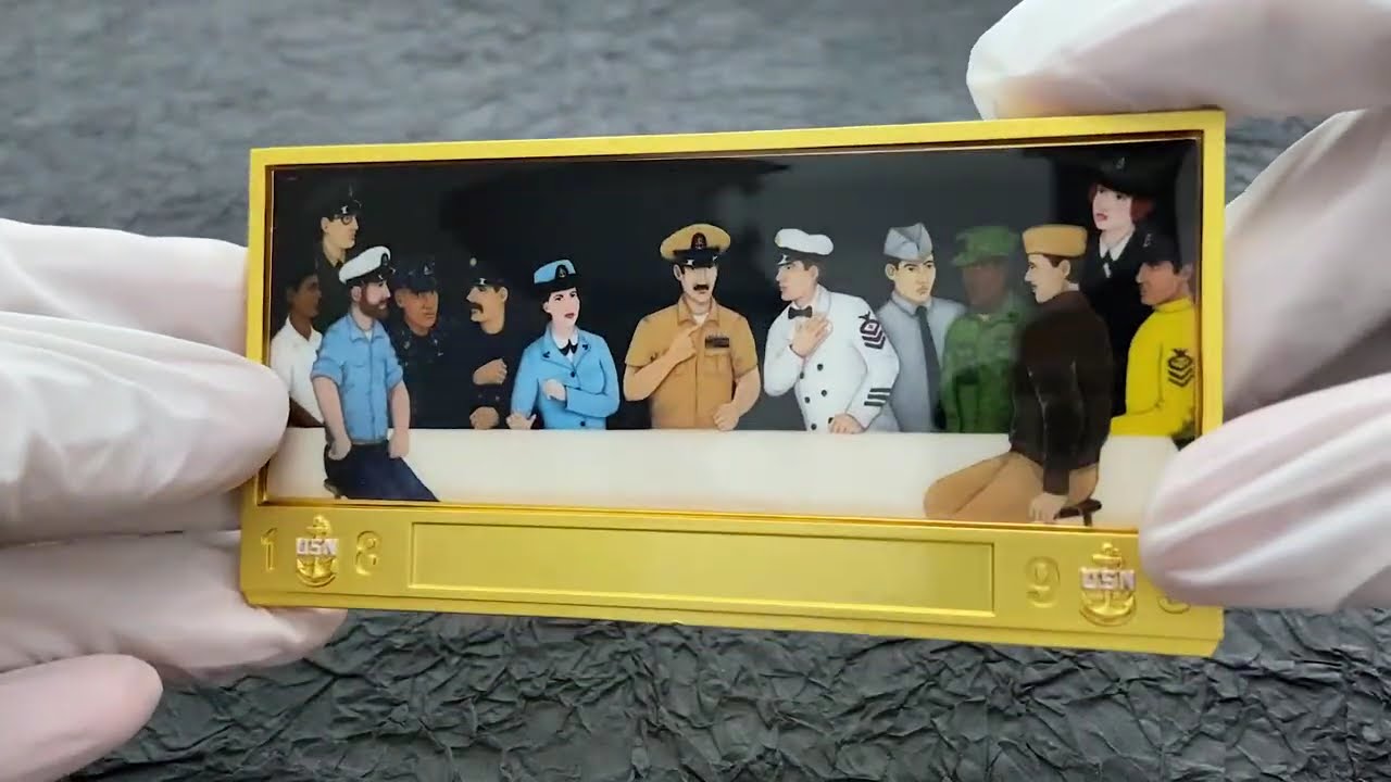 5045-Square sticker glue 1983 radio elements metal card