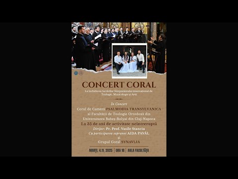Concert Coral: 35 de ani de activitate a Corului „Psalmodia Transylvanica”