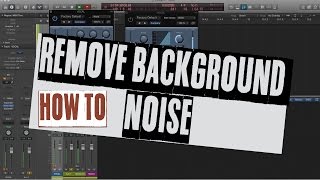 Remove Background Noise in Logic X - Noise gate, Expander - noise reduction