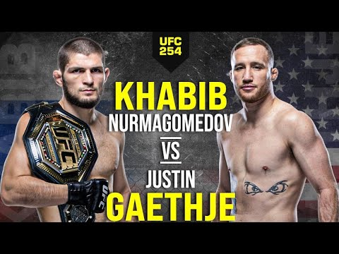 Khabib Nurmagomedov Vs Justin Gaithje Full Fight HD