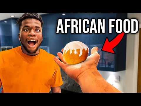 I SURPRISED AMP WITH EXOTIC AFRICAN SNACKS