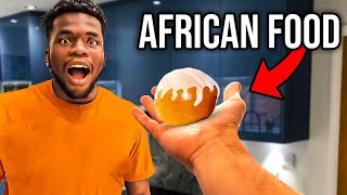 I SURPRISED AMP WITH EXOTIC AFRICAN SNACKS