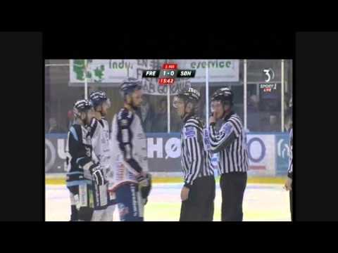 Målene i den 1. Finalekamp mellem Frederikshavn White Hawks og Sønderjyske