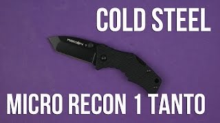 Cold Steel Micro Recon 1 Tanto (27TDT) - відео 4
