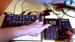 Video thumbnail for RK-006 Digitakt and Microbrute (MIDI / USBMIDI / PWM) by Retrokits