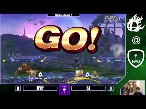 BYP (Falcon) vs SJ (Sheik) - LR2 - Smash 4 NYU Tournament #3