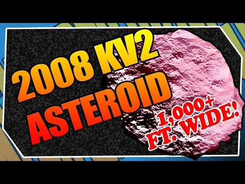 A 1,000+ ft Asteroid will make it's close approach on June 27, 2019 | Asteroid (2008 KV2) trajectory